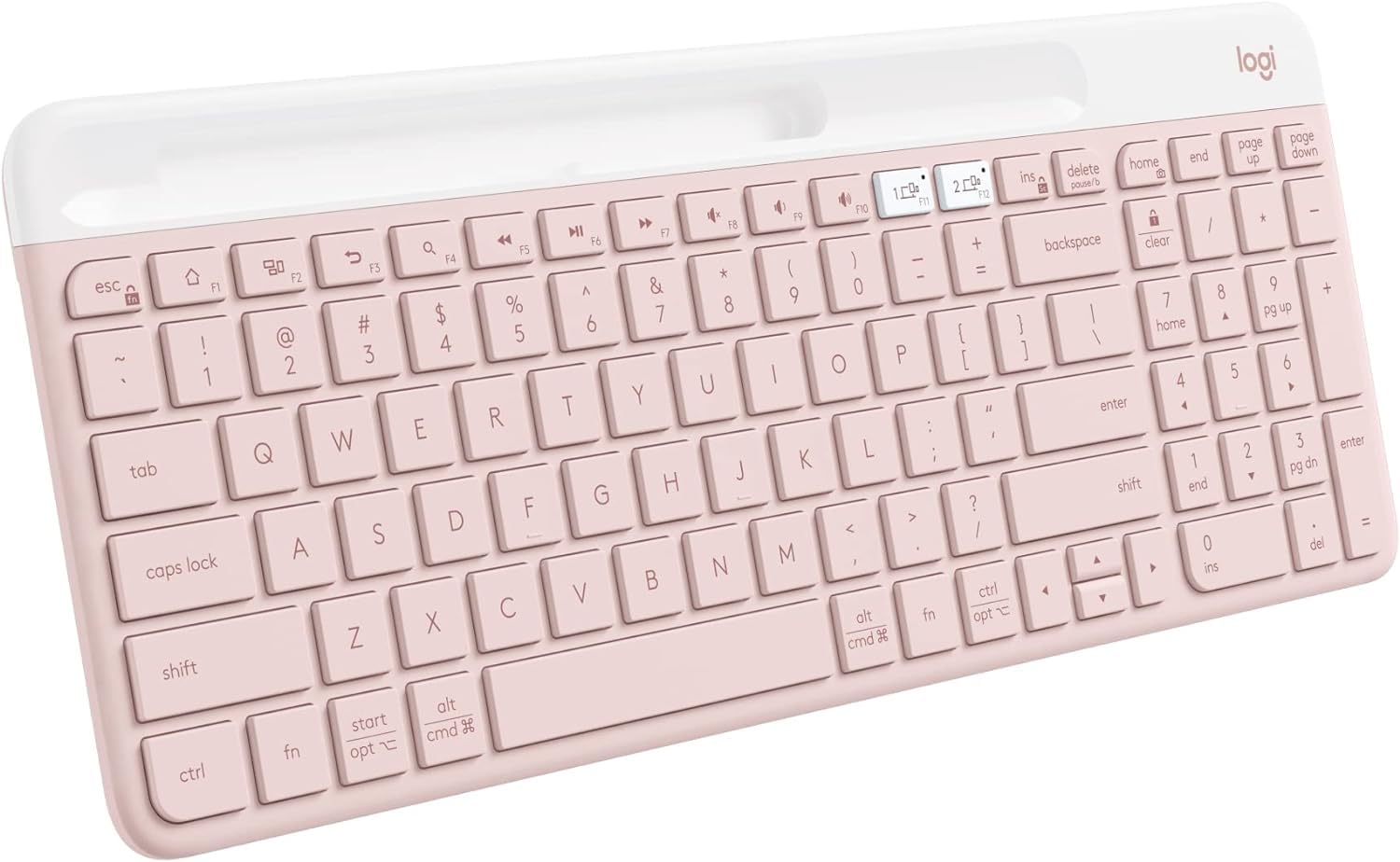Logitech K585 Multi-Device Sleek Keyboard - Wireless & Renewed